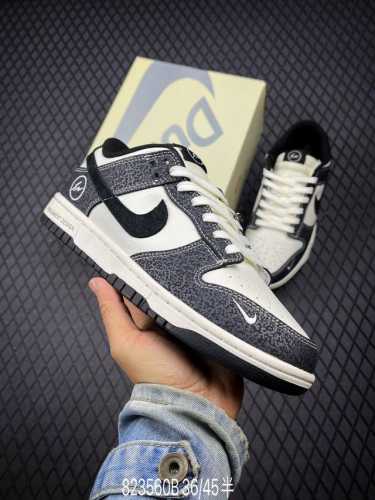 Nk Sb Dunk Low 闪电联名 暗纹黑勾 周年高端定制 低帮休闲板鞋 #定制鞋盒 大厂纯原品质出货 超高清洁度 皮料切割干净无任何毛边 细节完美 货号：