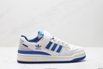 真标Adidas Forum Low Cl三叶草低帮 经典魔术贴复古板鞋 男女潮流头层皮休闲鞋 官方货号:Fy7756 尺码:36 36.5 37 38 38.