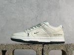 放店私 Nike Sb Dunk Low 圣罗兰三钩联名白绿 性价比天花板 尝鲜先行版 原装头层材料 独家版型蒸餾加工 帶來的是更好的视觉和脚感体验 大厂纯原品