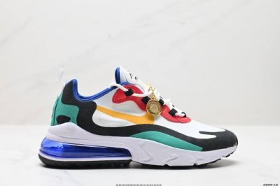 真标耐克nike Air Max 270 React 大气垫 减震 耐磨 休闲跑步鞋 货号:Ст1280-101 尺码:36 36.5 37.5 38 38.5