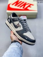 290 海外爆款限量发售！公司级 Nike Sb Dunk Low“斯图西联名米白黑勾“高端定制 低帮休闲板鞋 定制鞋盒 大厂纯原品质出货 超高清洁度 皮料切割