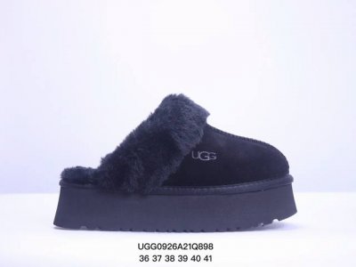 Ugg 冬季加绒加厚雪地靴 周冬雨同款 羚羊棕羊毛材质厚底短靴 Size:36～41 Xm0926Q898