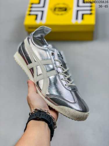 二代 头层皮 Asics 亚瑟士 男女鞋真标半码制 日产经典老牌-鬼塚虎 Onitsuka Tiger Mexico 66经典墨西哥系列复古经典百搭板鞋休闲运动