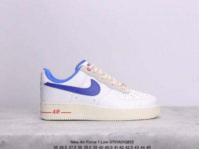 公司级耐克nike Air Force 1 Low空军一号低帮百搭休闲运动板鞋。柔软、弹性十足的缓震性能和出色的中底设计，横跨复古与现代的外型结合，造就出风靡全