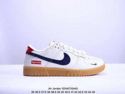 海外爆款限量发售！公司级 Nike Jordan Air Jordan 1“Un联名 灰绿蓝” 高端定制 低帮 复古 减震 防滑 耐磨 篮球鞋 定制鞋盒 大厂纯