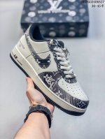 海外限量发售 公司级Nike Air Force 1 '07 Low Lv联名-灰黑牛仔 空军一号低帮 运动鞋 休闲鞋 折边针车 工艺难度大 3M反光 原楦头原