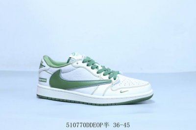 乔丹Air Jordan 1 Low Aj1 乔1低帮复古文化休闲运动篮球鞋倒勾 Sup 510770Ddeop半 36-45