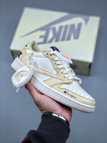 Travis Scott X Air Jordan 1 Low Og Sp Aj1 联名款 -米黄色 低帮文化休闲板鞋 #多方联名合作融合了Travis Sco