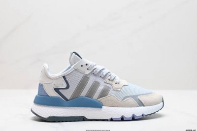 公司级阿迪达斯三叶草 Nite Jogger 经典运动跑鞋 夜行者 复古跑鞋原厂材料 原厂大底 私家独模 网布搭配麂皮拼接打造鞋面 极具复古风格鞋头及鞋跟点缀3