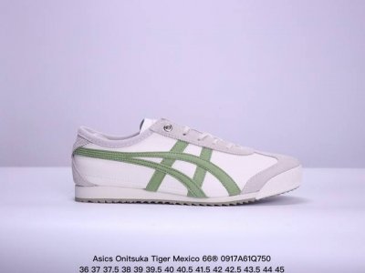 二代 头层皮 Asics 亚瑟士 男女鞋真标半码制 日产经典老牌-鬼塚虎 Onitsuka Tiger Mexico 66经典墨西哥系列复古经典百搭板鞋休闲运动