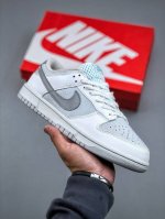 福利特价 Nike Sb Dunk Low 灰银 独家版型蒸餾加工帶來的是更好的视觉和脚感体验 清洁度 电绣工艺 皮料切割干净无任何毛边 细节完美 货号 Hq3