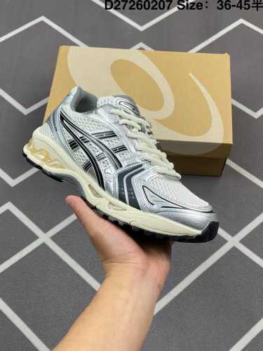 180 【公司级】亚瑟士 Asics Gel-Kayano 14 公司级版本运动休闲透气专业缓震慢跑鞋。采用工程弹性双层再生网格密度鞋面材质，后跟3D可视Gel