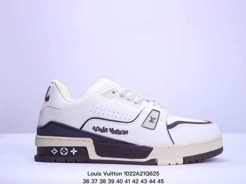 全新LV路易威登Louis Vuitton Trainer Sneaker Low休闲运动文化百搭板鞋 尺码:36-45 XM1022Q625