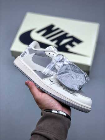 Nike Air Jordan 1 Low 定制-巴宝莉联名 低帮复古文化板鞋 #定制鞋盒 大厂纯原品质出货 超高清洁度 皮料切割干净无任何毛边 细节完美 货号 - 点击图像关闭