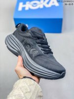 Hoka One One男女舒适公路跑步鞋 Bondi 8 厚底增高休闲学生鞋 尺码：36-45半 编码：11Jjd388A24