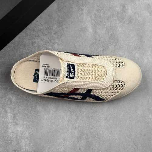 本地 核心私 Onitsuka Tiger Mexico 66 Sabot 阿斯克斯 鬼冢虎 低帮 一脚蹬减震支撑防滑懒人包头拖鞋 这款鞋由皮革制成，具有鞋跟交