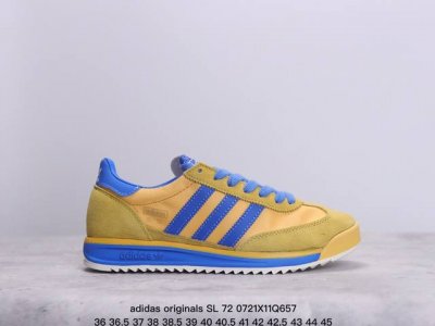 复古前卫都占了，联乘英国设计师品牌wales Bonner X Sl 72 Krs 经典复古低帮休闲运动慢跑鞋 尺码：36 36 37 38 38 39 40