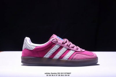100 特价 翻毛皮带半码 真标阿迪达斯三叶草Adidas Originals Samba Og桑巴舞系列绅士德训足球风百搭低帮休闲运动板鞋 Xm0311Q65