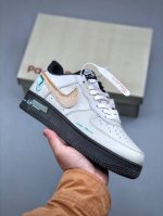 Air Force 1'07 Low 定制款 原楦头原纸板 打造纯正空军版型 专注外贸渠道 全掌内置蜂窝气垫 原盒配件 原厂中底钢印、拉帮完美 货号：Dv078