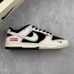 本地 核心私 Nk Sb Dunk Low Supreme联名 周年高端定制 低帮休闲板鞋 #定制鞋盒 大厂纯原品质出货 超高清洁度 皮料切割干净无任何毛边 细