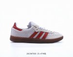 adidas Originals Samba Vegan Og”Spd“桑巴舞系列绅士德训足球风百搭低帮休闲运动板鞋 货号：Ig 0 尺码：36-45 半 ，编