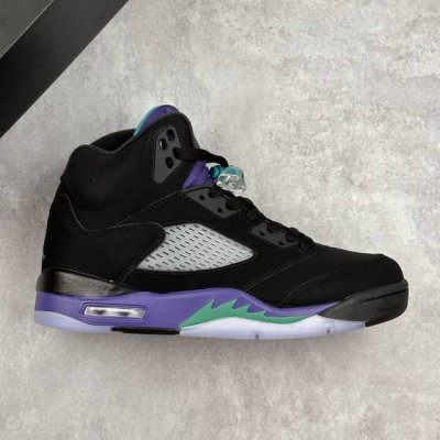 本地 核心私 air Jordan 5 Retro Black Grape Aj5 乔5 黑葡萄 高帮复古文化运动休闲篮球鞋 全新配色重现了当年黑 白葡萄的经典
