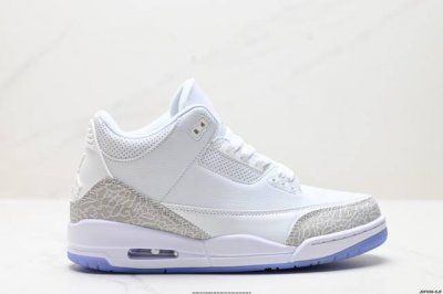 210 真标Air Jordan 3 Retro 迈克尔·乔丹Aj3代中帮复古休闲运动文化篮球鞋 货号:136064-105 尺码:36 36.5 37.5 3