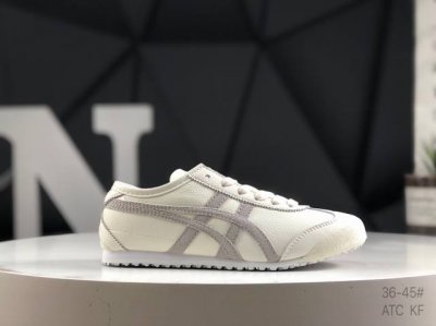 真标带半码Asics 亚瑟士 日产经典老牌-鬼塚虎 Onitsuka Tiger Mexico 66经典墨西哥系列复古经典百搭板鞋休闲运动鞋慢跑鞋 采用柔软牛皮
