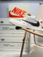 定制鞋盒 纯原大厂# 斯图西 X乔丹Air Jordan 1 Low Aj1低帮系列篮球鞋 官方同步配色 原装级产物 #拒绝公底 立体鞋型 细节完美 高清洁度S