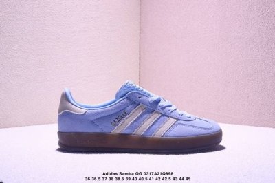 160 公司级阿迪达斯三叶草Adidas Originals Samba Og 桑巴舞系列绅士德训足球风百搭低帮休闲运动板鞋 货号:Ji2717 尺码:35.5