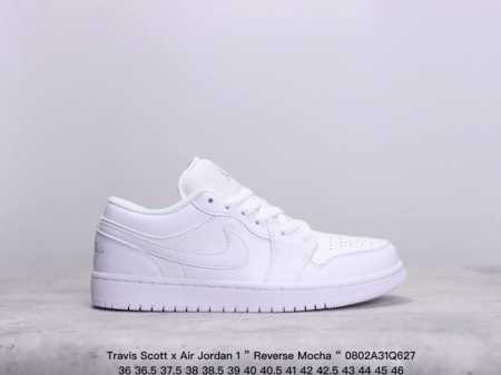 公司级aj1倒勾travis Scott X Air Jordan 1 ” Reverse Mocha “ Aj1乔1 Ts 闪电 联名倒钩 低帮文化篮球鞋 完 - 点击图像关闭
