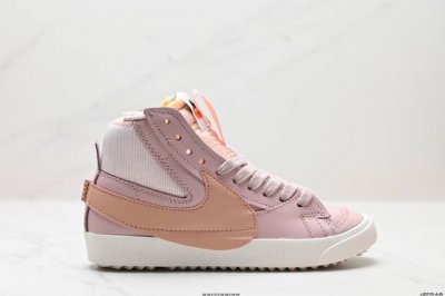 公司级nk Blazer Mid ‘77 Jumbo 经典百搭中帮开拓者休闲运动板鞋 真硫化铝楦制作 原厂布料拼接 独家裁片完美鞋型 台湾进口软感荔枝头层皮 原