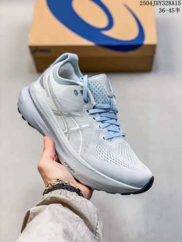 公司级亚瑟士31代 Asics Gel Kayano 31 系列轻量缓震休闲运动跑步鞋 采用环保太空合成革配合透气网眼布鞋面材质 中底4D可视Gel缓震胶效果