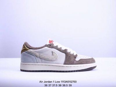 特价纯原版本 耐克 乔丹Air Jordan 1 Low AJ1 乔1 乔丹1代aj1 低帮复古文化休闲运动篮球鞋。该鞋款从 1985 年元年款汲取设计灵感，焕