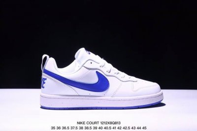 真标耐克 Nike Court Borough Low 低帮百搭透气休闲运动板鞋 经典耐用的设计 兼顾舒适脚感和出众风范 演绎匠心之作 结构性的支撑贴合感结合复