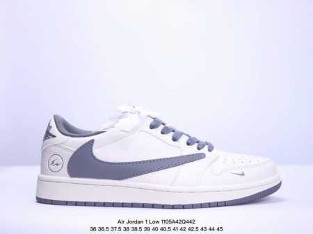 海外爆款限量发售！公司级 Travis Scott x Fragment Design x Jordan Air Jordan 1 Low OG SP “梅赛德 - 点击图像关闭