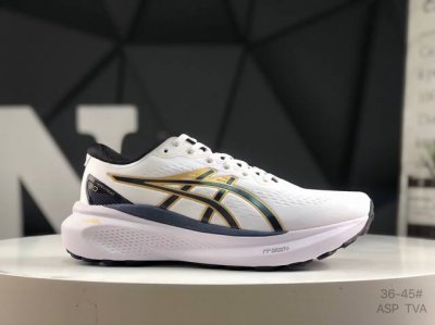 亚瑟士 Asics Gel-Kayano 30 代 运动休闲透气专业跑鞋 原档案据数开发楦型纸版 原装印尼工代进口单丝纤维程工网布鞋面，更贴合脚型和舒适透气，后