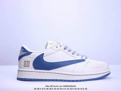 海外爆款限量发售！公司级 Nike SB Dunk Low“斯图西联名 贴布灰白黑勾” 周年高端定制 低帮休闲板鞋 定制鞋盒 大厂纯原品质出货 超高清洁度 皮料