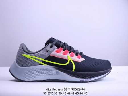 真标耐克nike Air Zoom Pegasus 38 超级飞马涡轮增压马拉松休闲运动慢跑鞋 货号:Dc4566-100 尺码:36-45 Xm1117Q47 - 点击图像关闭