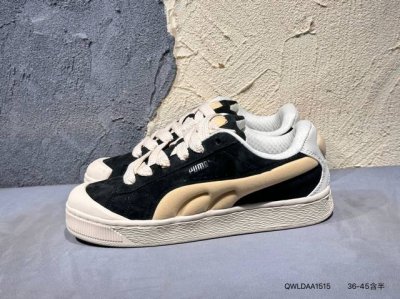 160 #新品上市实拍 Puma Suede Xl 百搭单品 简约大方的造型设计，给人以随性休闲的时尚格调，穿着舒适轻便，运动灵活自如，满足日常个性穿搭 Rf