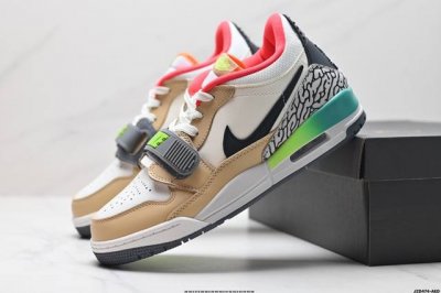 真标nike Air Jordan Legacy 312 Low耐克乔丹三合一混合版本低帮文化休闲运动篮球鞋 货号:Dz2762-101 尺码:36 36.5