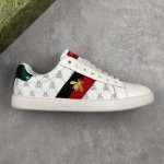 本地 核心私 gucci 轻奢单品 广东品质原厂 高奢古驰Gucci Screener Gg High-Top Sneaker休闲潮鞋系列 意大利进口超软小牛皮