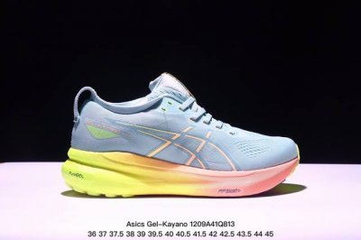 公司级瑟亚士asics Gel-Kayano 31亚卡诺31低代帮专业有氧轻超量休闲动运全能慢鞋跑。标原半码制#全新原装数据开人发体工学体一式轻贾质卡双编层鞋织