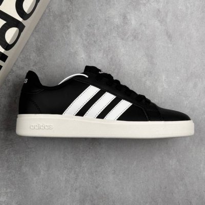 本地 核心私 阿迪达斯 Adidaslego 阿迪达 Adidas Grand Court Base 00S 懒蛋蛋联名款小白鞋 低帮运动休闲板鞋 一款经典而简