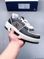 集图 公司级！Mlb Chunky Liner 厚底休闲跑步鞋 Ny印花 牛皮材质运动鞋 0328306Y26