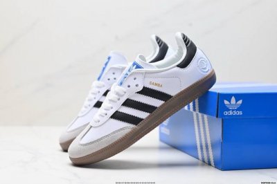 160 真标阿迪达斯三叶草Adidas Originals Samba Og 桑巴舞系列绅士德训足球风百搭低帮休闲运动板鞋 货号:Fw2427 尺码:36 36