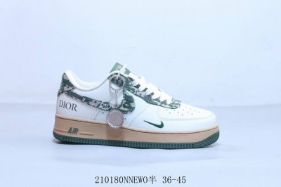 Nike Air Force 1 Af1耐克 空军一号休闲板鞋 迪奥联名 210180Nnewo半 36-45