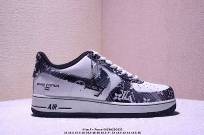 海外限量发售 公司级Nike Air Force 1 '07 Low Lv联名-灰黑牛仔 空军一号低帮 运动鞋 休闲鞋 折边针车 工艺难度大 3M反光 原楦头原