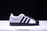 130 Adidas Originals Superstar 2 白黑 复古潮流 防滑耐磨 低帮 男女款 货号 Ji0124 号码：35-45 Xm0313Q4