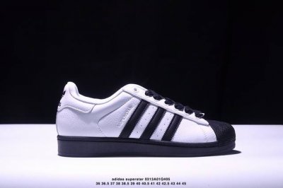 130 Adidas Originals Superstar 2 白黑 复古潮流 防滑耐磨 低帮 男女款 货号 Ji0124 号码：35-45 Xm0313Q4